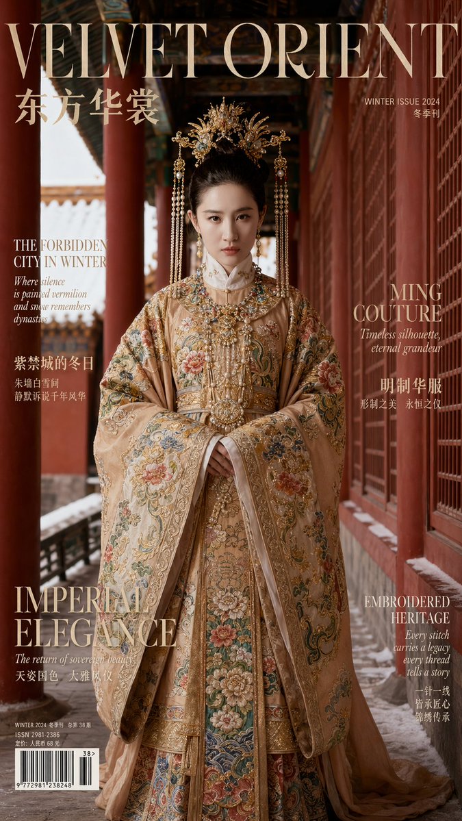 故宫汉服杂志封面